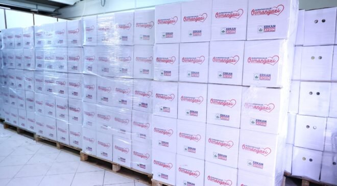 Osmangazi Belediyesi Ramazan Kolisi Dağıtımına Devam Ediyor