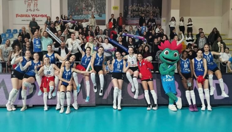 Nilüfer Belediyespor Eker Kadın Voleybol Takımı Kuzeyboru  Engelini 3-2 ile Geçti