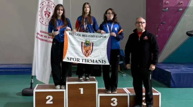 İnegöl Belediye Spor Kulübü Tırmanışta Rakipsiz