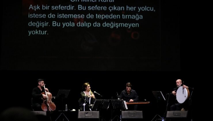 “Şems’in 40 Kuralı” Bursa’da Ney Tınısıyla Hayat Buldu