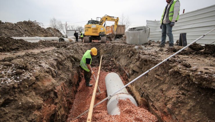 Altyapıya Büyükşehir Belediyesi İmzası