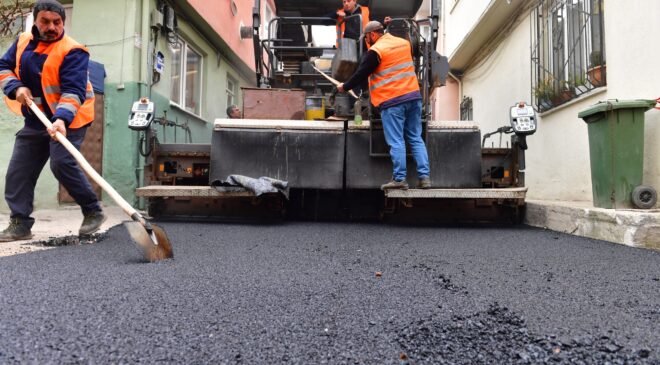 Osmangazi Belediyesi Sokakları Yenileme Çalışmaları Devam Ediyor