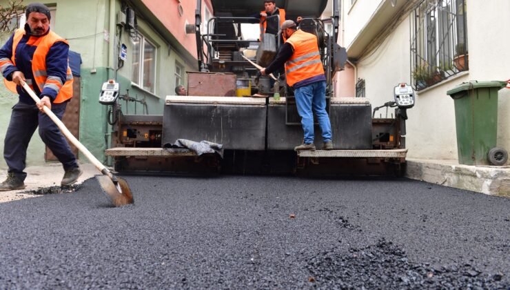 Osmangazi Belediyesi Sokakları Yenileme Çalışmaları Devam Ediyor