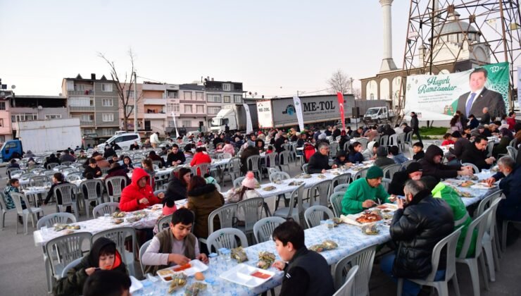Osmangazi’de Gönül Sofraları Geçit’te Kuruldu