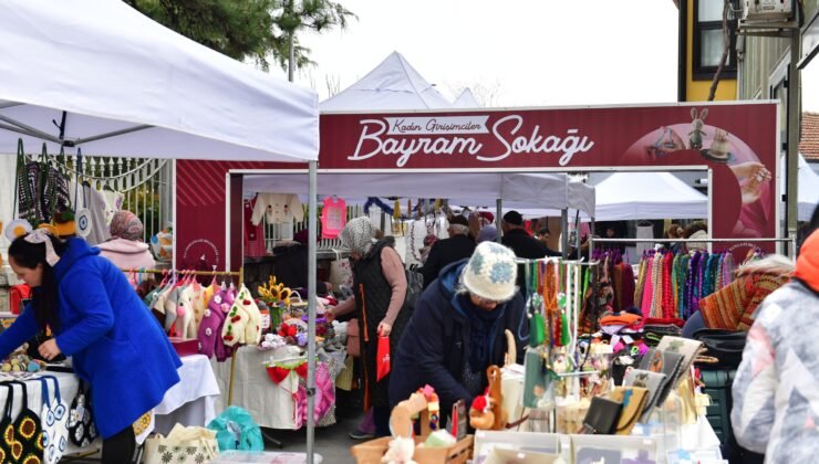 Osmangazi’de Kadın Girişimciler Bayram Sokağında Kapıları Açtı