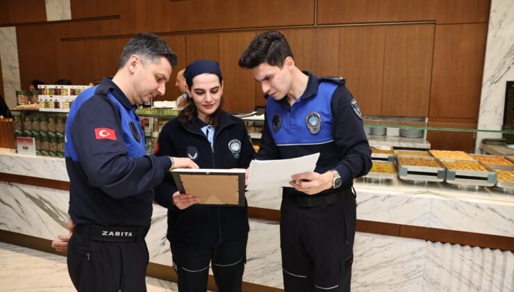 Nilüfer Zabıta Ekiplerinden Tatlı Üreticilerine Sıkı Denetim