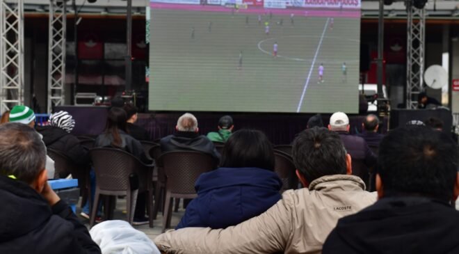 Osmangazi Meydanında Bursaspor Coşkusu