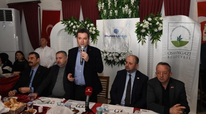 Osmangazi Belediye Başkanı Erkan Aydın Rumeli Temsilcileriyle Aynı Sofrada Buluştu
