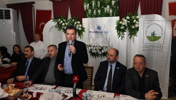 Osmangazi Belediye Başkanı Erkan Aydın Rumeli Temsilcileriyle Aynı Sofrada Buluştu