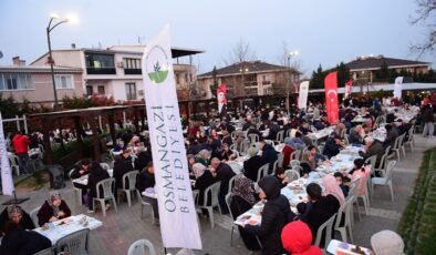 Osmangazi Yenibağlar Meydanında Bin 200 Kişilik İftar Buluşması
