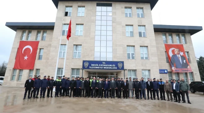 İnegöl Protokolü Bayramlaşma Töreninde Bir Araya Geldi