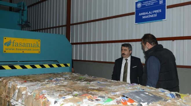 Yıldırım’da Geri Dönüşümle Her Ay 5 Bin Ağaç Kesilmekten Kurtarılıyor