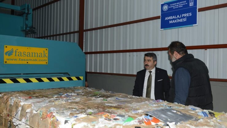 Yıldırım’da Geri Dönüşümle Her Ay 5 Bin Ağaç Kesilmekten Kurtarılıyor