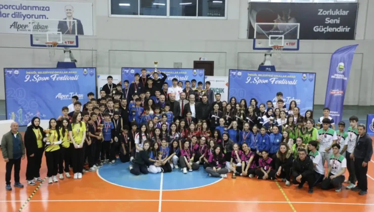 İnegöl’de Puanlı Atletizmde Kupalar Sahiplerini Buldu