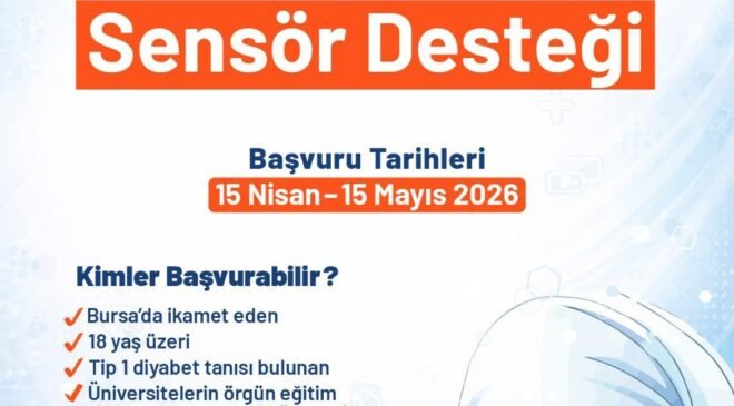 Bursa’da Diyabetli Öğrencilere Sensör Desteği