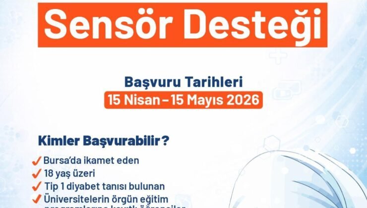 Bursa’da Diyabetli Öğrencilere Sensör Desteği