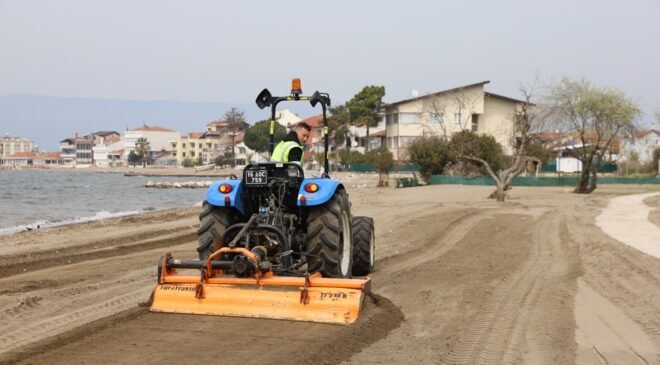 Bursa’nın Plajları Yaza Hazır Hale Getiriliyor