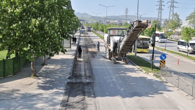 Bursa’nın Terminal Yolu Yenileniyor