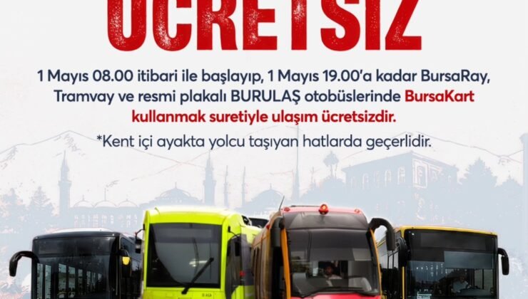 Büyükşehir Belediyesi’nden 1 Mayıs’ta Toplu Ulaşım Bedava