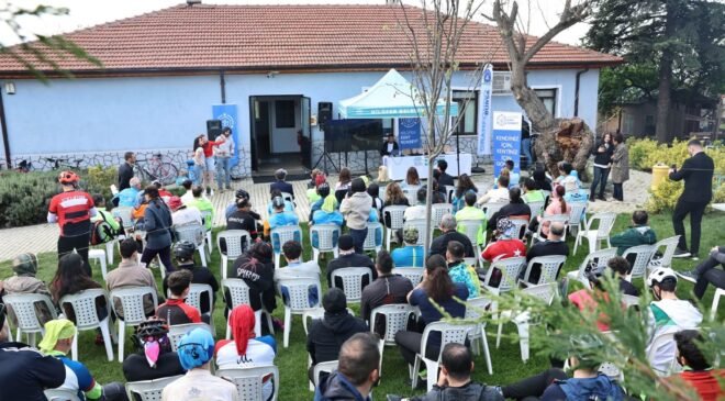 Nilüfer’de Granfondo Bursa Öncesi Bisikletliler Buluştu