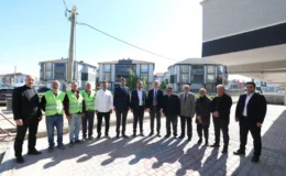 İnegöl’de Yeni Mahallede 11 Sokakta Tretuvar Çalışması Sürüyor