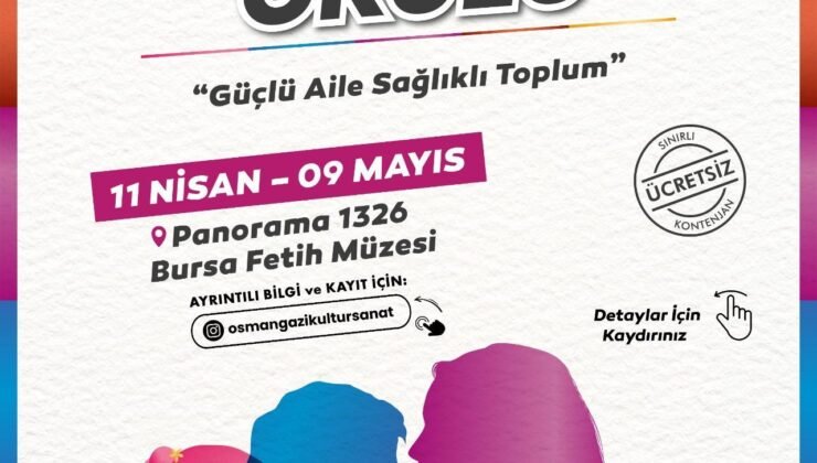 Osmangazi’de “Ana Baba Okulu” Açılıyor