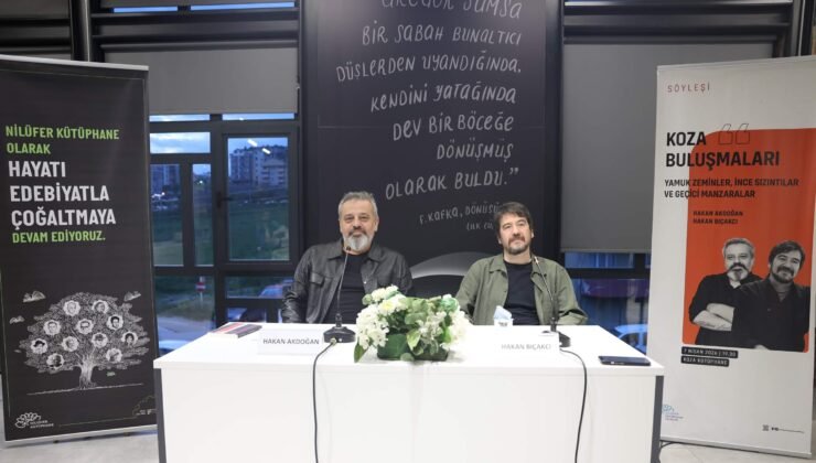 Nilüfer’de Hakan Bıçakçı Tik Tok Çağında Edebiyatı Sürdürmeyi Anlattı