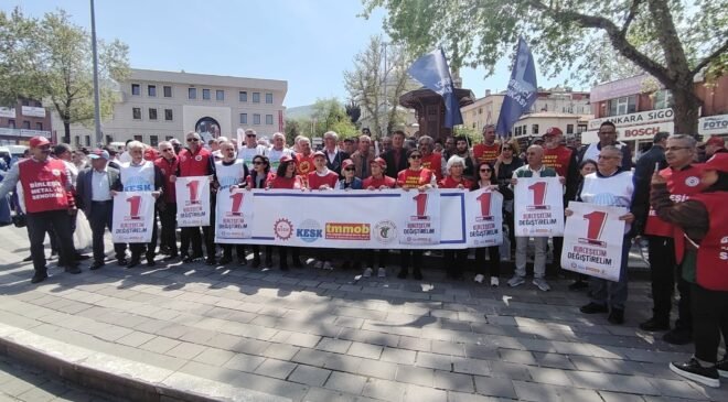 1 Mayıs Birlik Mücadele ve Dayanışma Gününe Çağrımızı Omuz Omuza Yükselttik