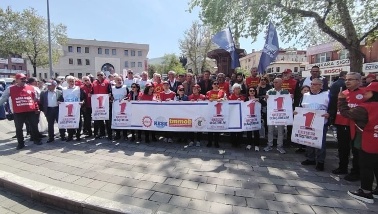 1 Mayıs Birlik Mücadele ve Dayanışma Gününe Çağrımızı Omuz Omuza Yükselttik