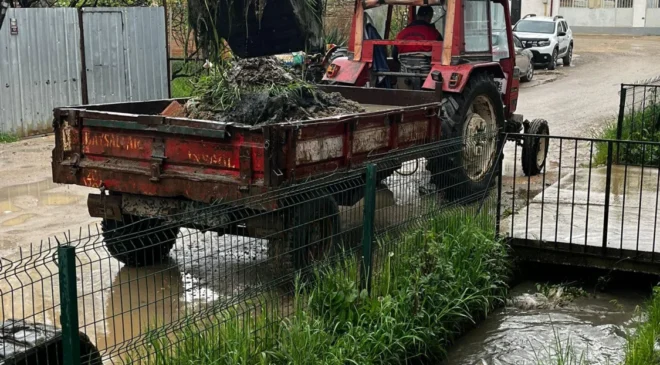 İnegöl Cerrah’ta 5 Km’lik Sulama Kanalı Temizlendi