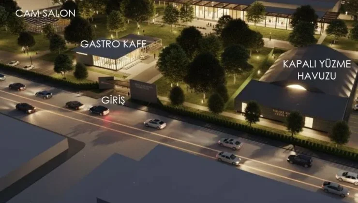 İnegöl’de Botanik Park’ta Nikah ve Etkinlik Salonları Projesi için Çalışmalar Başladı