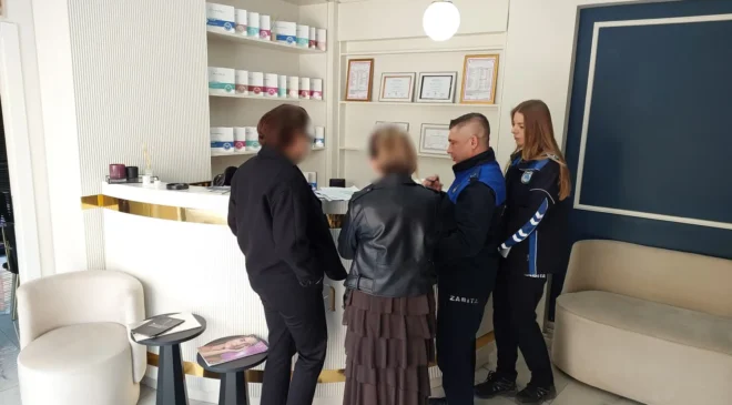 İnegöl’de Zabıtadan Güzellik Salonlarına Denetim