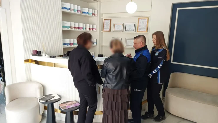 İnegöl’de Zabıtadan Güzellik Salonlarına Denetim