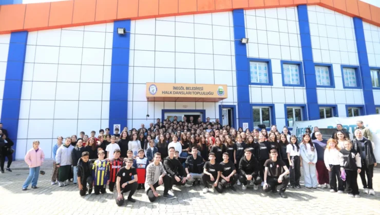 İnegöl Belediye Başkanı Alper Taban’dan Halk Dansları Ekibine Ziyaret