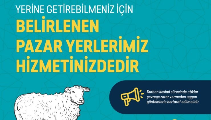 Nilüfer’de Kurban Kesim Alanları Belirlendi