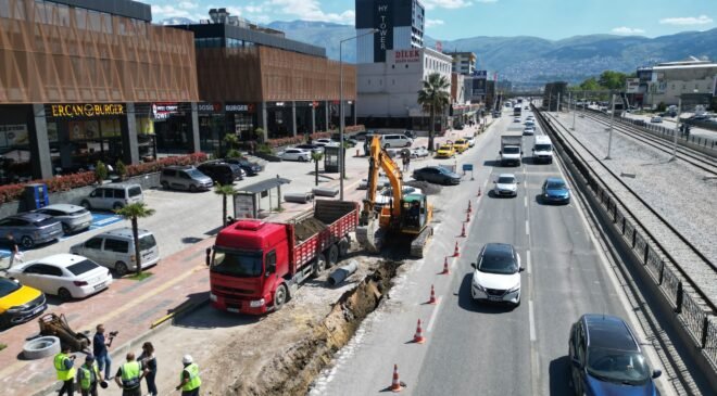Büyükşehir Belediyesi Osmangazi’de Altyapıyı Güçlendiriyor