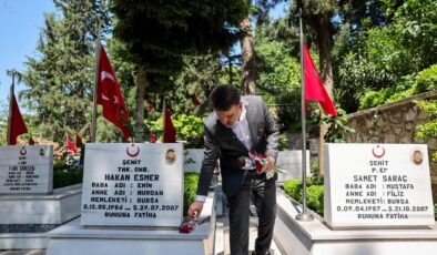 Büyükşehir Belediye Başkan Vekili Şahin Biba’dan Şehitlik ve Esnaf Ziyareti