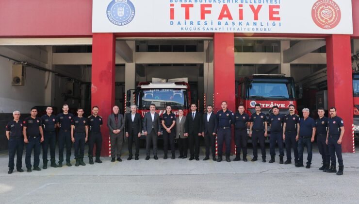 Büyükşehir Belediye Başkan Vekili Şahin Biba’dan İtfaiye Personeline  Bayram Ziyareti