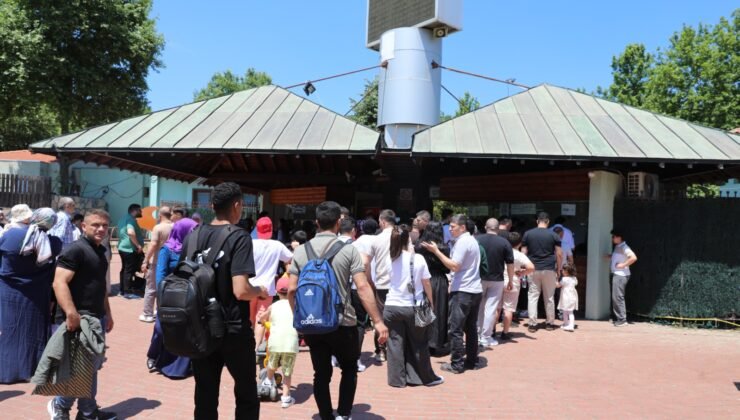 Bursa Hayvanat Bahçesi Kurban Bayramında Ziyaretçi Akınına  Uğradı