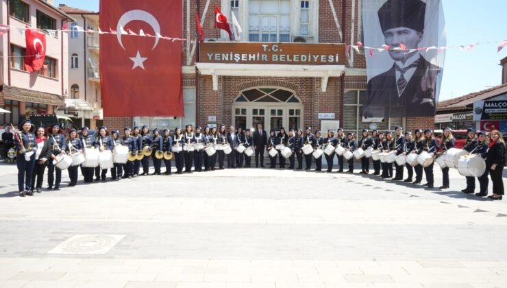 Bursa’nın ilk Belediye Kadın Bandosu 19 Mayıs’ta Yenişehir Sokaklarında