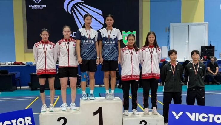 Badmintonda Osmangazi’ye Çifte Madalya