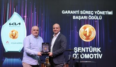 Şentürk Otomotiv’e Kia Türkiye’den Çifte Ödül