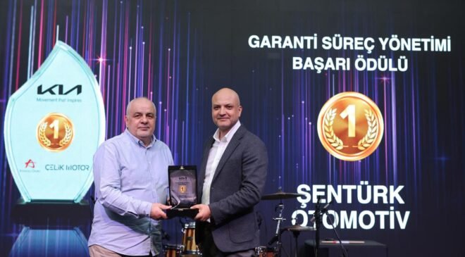 Şentürk Otomotiv’e Kia Türkiye’den Çifte Ödül