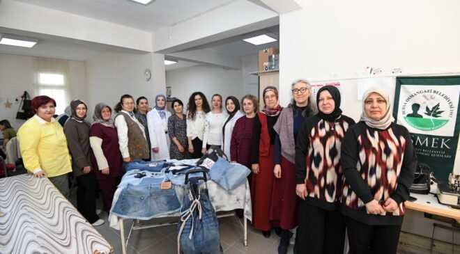 Osmangazi’de Kadın Gücüyle Sıfır Atık Üretimi Hayat Buldu