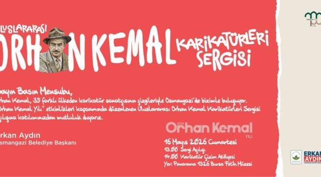 “Uluslararası Orhan Kemal Karikatürleri Sergisi” 16 Mayıs’ta Sanatseverlerle Bulışuyor