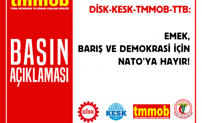 Emek Barış Demokrasi için Nato’ya Hayır