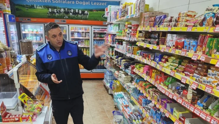 İnegöl’de Zabıta Ekiplerinden Bakkal ve Marketlere Denetim