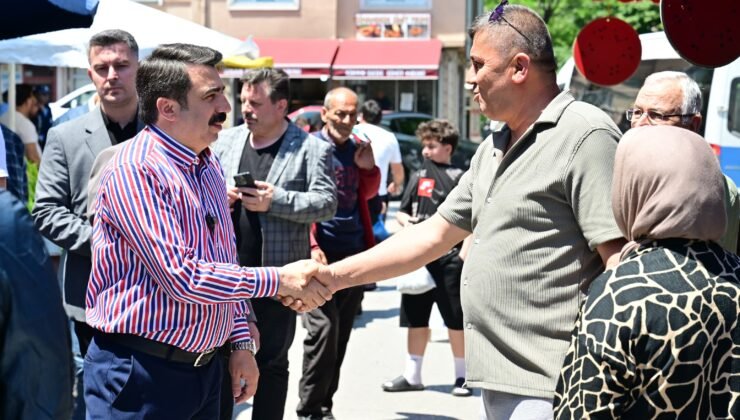Yıldırım Belediye Başkanı Oktay Yılmaz Esnaf ve Vatandaşlarla Bayramlaştı