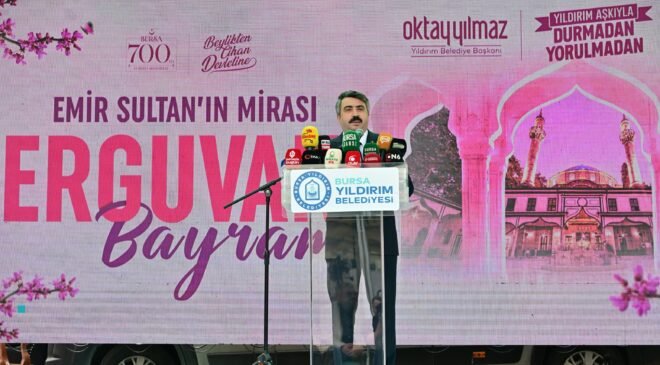 Yıldırım’da Erguvan Bayramı Geleneği Coşkusu