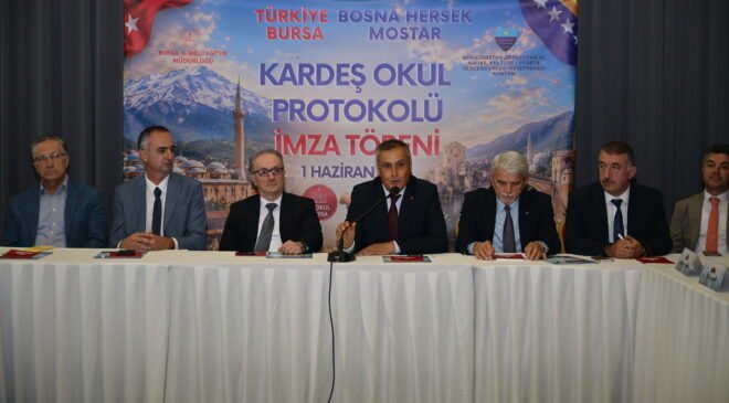 Bursa ile Mostar Arasında Eğitim Köprüsü Kuruldu